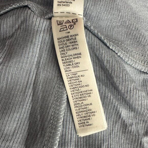 Athleta Well Rested Rib Sleep Short 1X Blue Gray Modal Spandex NWT SS-2083 - Picture 10 of 13